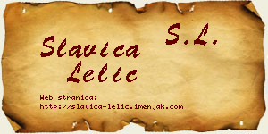 Slavica Lelić vizit kartica